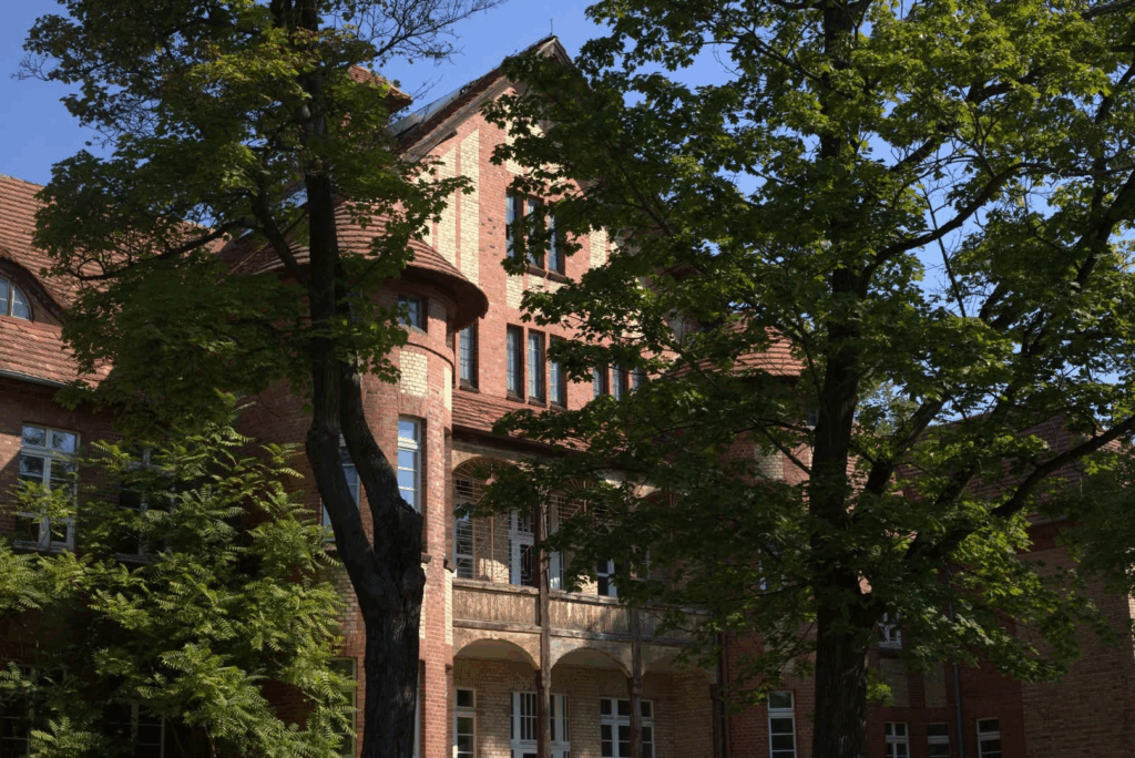 Lekcja historii na spacerze edukacyjnym po terenie Szpitala dla Nerwowo i Psychicznie Chorych w Międzyrzeczu-Obrzycach