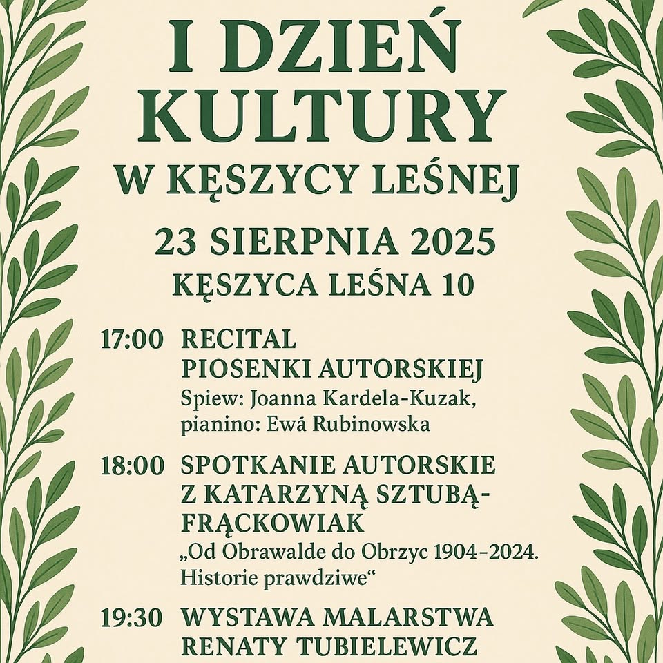 KĘSZYCA LEŚNA-KULTURA NA WYSOKIM C.