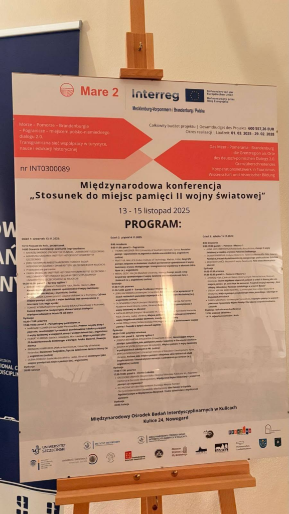 TEMAT OBRZYCKIEJ IZBY PAMIĘCI NA MIĘDZYNARODOWEJ KONFERENCJI