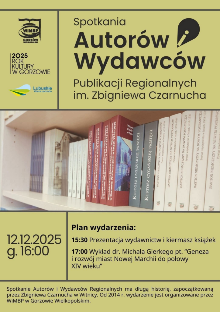 SPOTKANIA AUTORÓW I WYDAWCÓW REGIONALNYCH